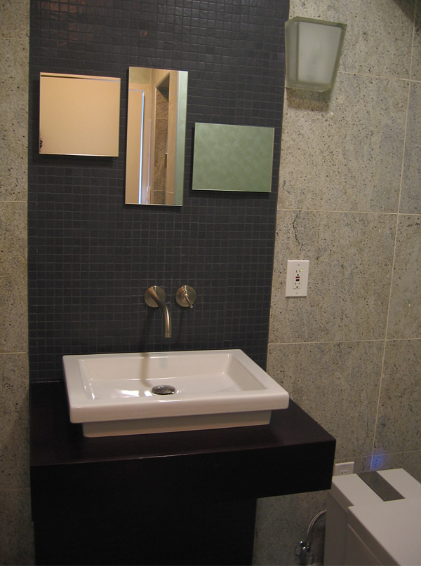 Wall Mount Duravit Sink with Hansgrohe Faucet