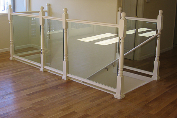 glass and bamboo flooring
